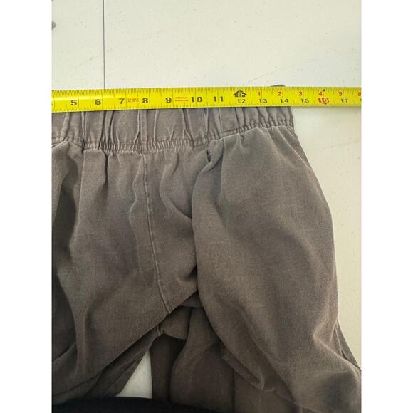 Les Tien Pants Womens Small Gray Cotton Elastic Waist Loungewear Sweatpants USA - Picture 3 of 11